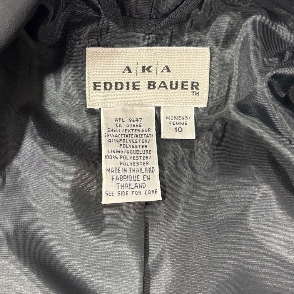 Eddie Bauer Elegant Black Suit Jacket - Picture 5 of 6